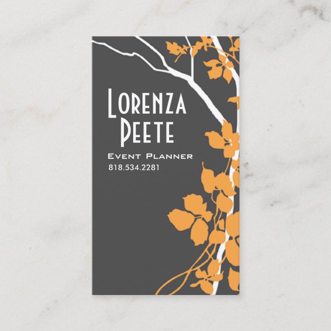 Creative Branches (Event Planner) Business Card (Front)