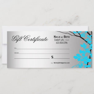 Creative Branches Gift Certificate Invite
