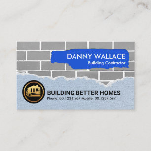 Creative Brick Masonry Works Construction Handyman Business Card