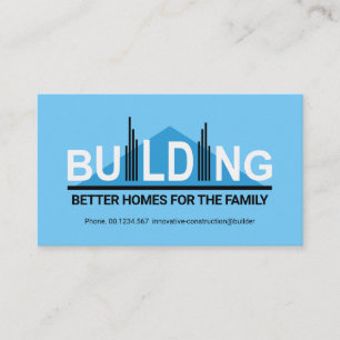 Creative BUILDING Piling Structural Business Card