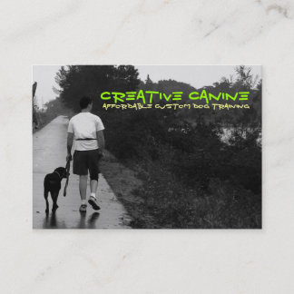 Creative Canine "BestnFriends on a Walk" Business Card