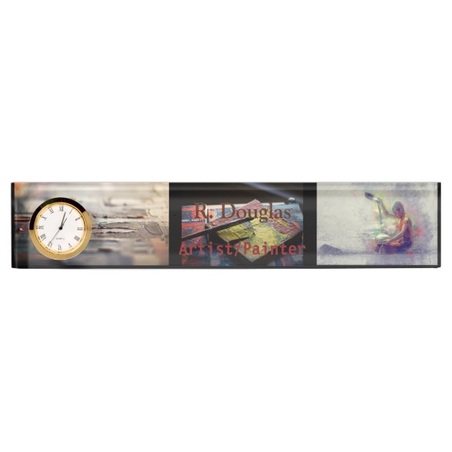 Creative Canvas Artwork Acrylic for Professional  Nameplate (Front)