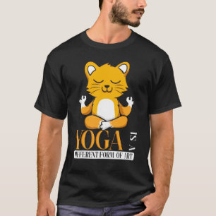 Creative Cat Yoga T-Shirt