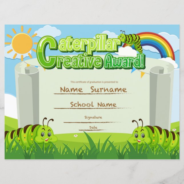 Creative Caterpillar Award (Front)