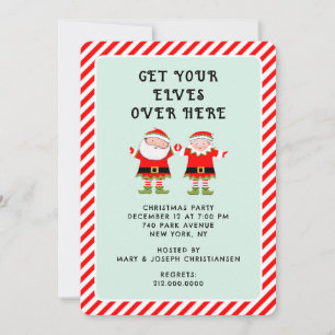 Creative Christmas Holiday Party Invitation