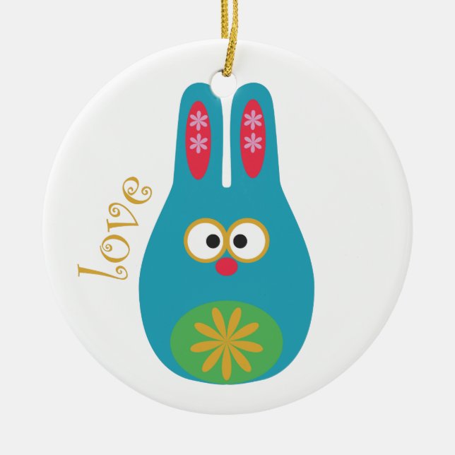 Creative Christmas Products Ceramic Tree Decoration (Front)