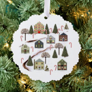 Creative Christmas Tree Decoration Card