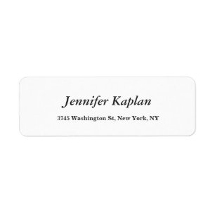 Creative Classical White Minimalist Professional