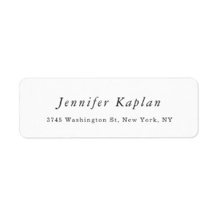 Creative Classical White Minimalist Professional