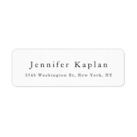 Creative Classical White Minimalist Professional