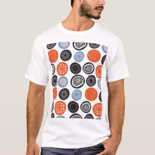 Creative, colorful geometric circle pattern. T-Shirt