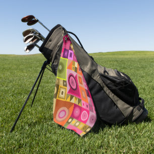 CREATIVE COLOUR PLAYING ART FOR GIFT GOLF TOWEL