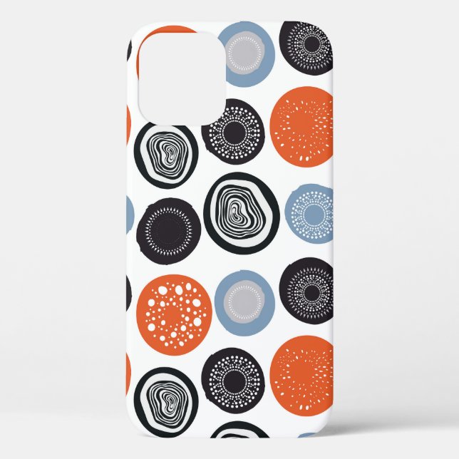 Creative, colourful geometric circle pattern. Case-Mate iPhone case (Back)