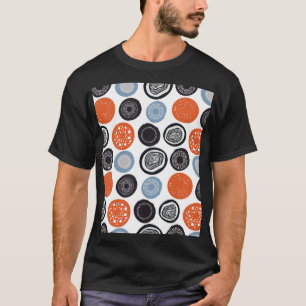 Creative, colourful geometric circle pattern. T-Shirt