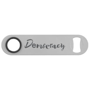 Creative, cool, modern, playful design Democracy