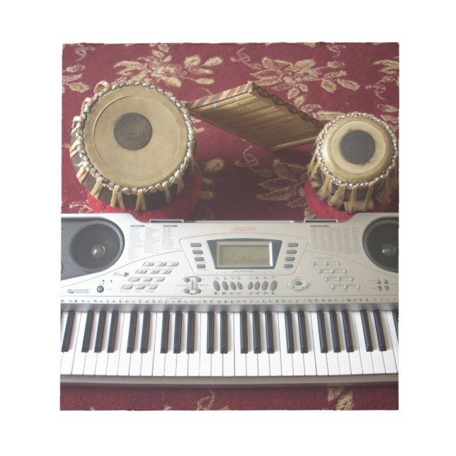 Creative Corner: Musical Tapestry Notepad (Front)