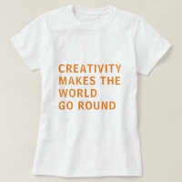 Creative Creativity Slogan Quote Orange Typography