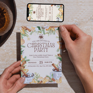 Creative Custom Christmas Party Invitations