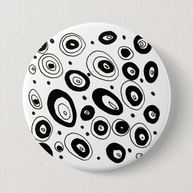Creative designers button : black and white (Front)