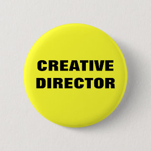 CREATIVE DIRECTOR 6 CM ROUND BADGE