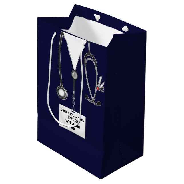 Creative Doctor Graduation Medium Gift Bag (Front Angled)