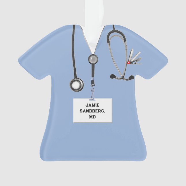 Creative Doctor Keepsake Gift Ornament (Front)