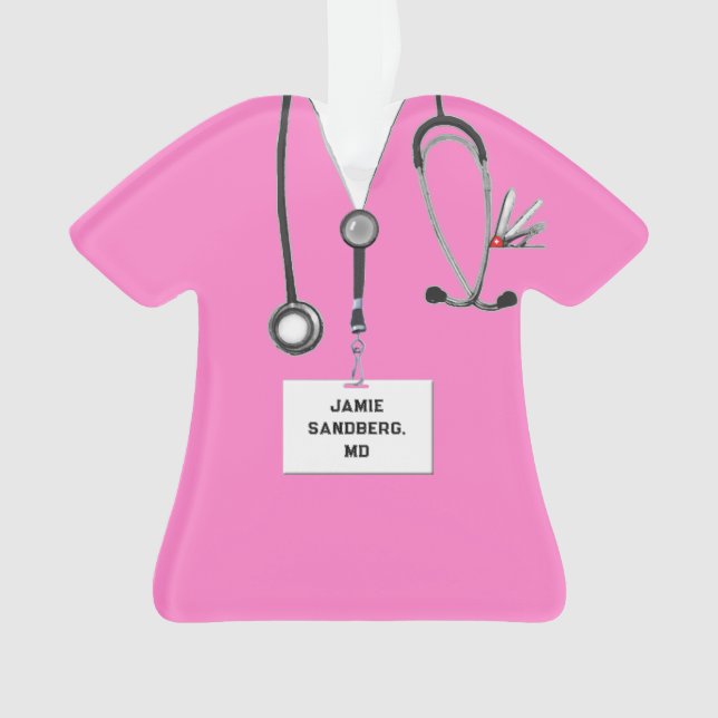 Creative Doctor Keepsake Gift Ornament (Front)