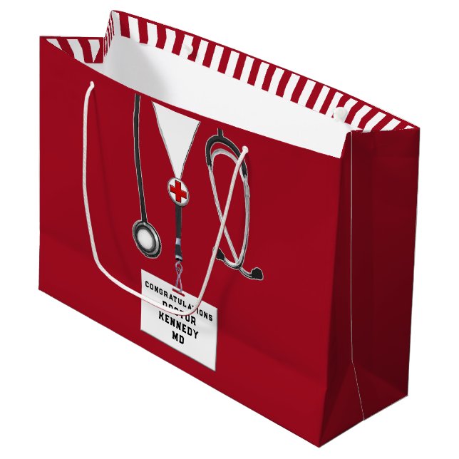 Creative Doctor Medical School Large Gift Bag (Front Angled)