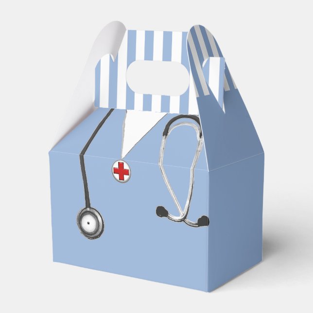 Creative Doctor Party Favour Box (Front Side)