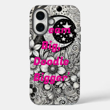 Creative Doodle Art Phone Case – Unique Hand-Drawn