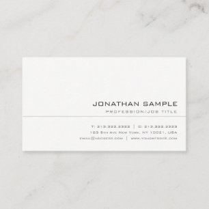 Creative Elegant Colours Trendy Sleek Professional Business Card