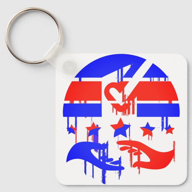 Creative Emblem of Empowerment and Representation Key Ring (Front)