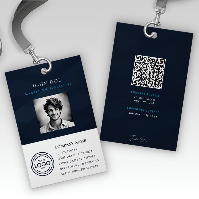 Creative Employee Photo ID Company Security Badge ID Badge (Creator Uploaded)