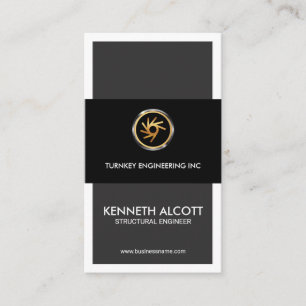 Creative Energising Stylish Structural Engineer Business Card