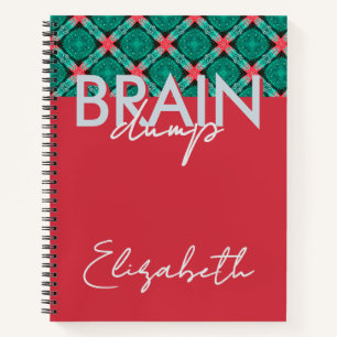 Creative Flow Brain Dump Mindset Organizer Coral Notebook