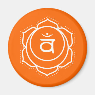 Creative Flow Orange Sacral Chakra Magnet