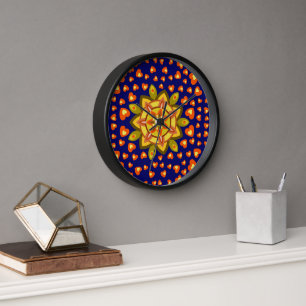 CREATIVE FLOWER ART GIFT CLOCK