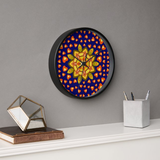 CREATIVE FLOWER ART GIFT CLOCK (Office)