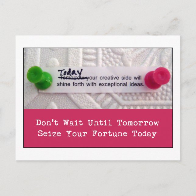 Creative Fortune Postcard (Front)