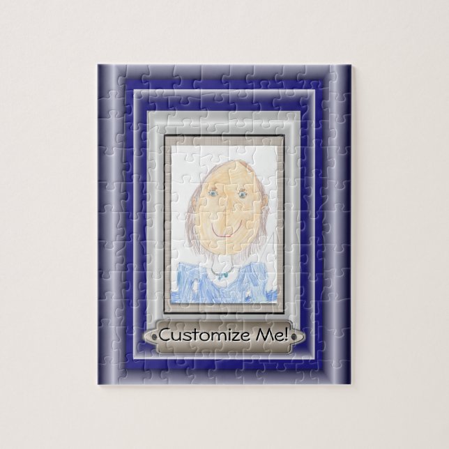 Creative Frame and Mat For Your Masterpiece Jigsaw Puzzle (Vertical)