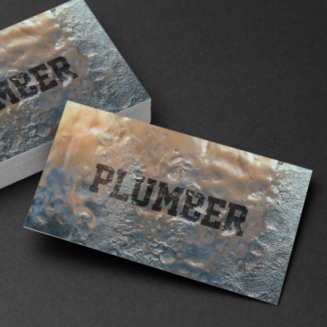 Creative Frozen Ice Plumber Professional Business Card (Creator Uploaded)