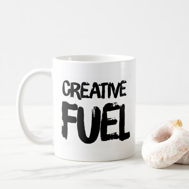Creative Fuel Coffee Mug (With Donut)