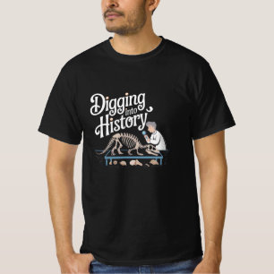 Creative Geologist-Themed Graphics T-Shirt