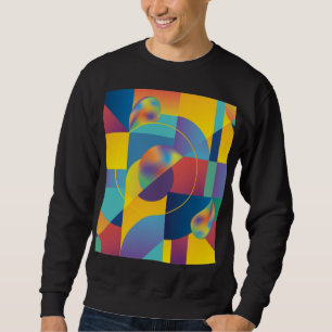 Creative Geometric: Abstract Vintage Cover. Sweatshirt