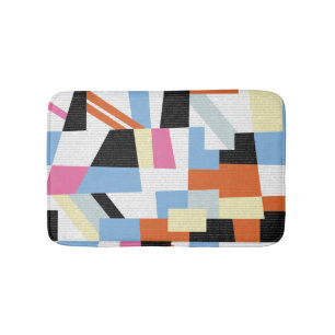 Creative Geometric: Length Pattern Design Bath Mat