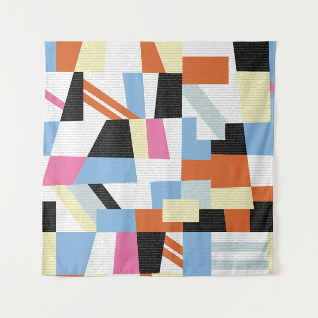 Creative Geometric: Length Pattern Design Tapestry (Front)