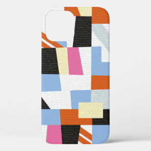 Creative geometric shapes, length pattern design iPhone 12 case