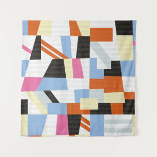 Creative geometric shapes, length pattern design tapestry