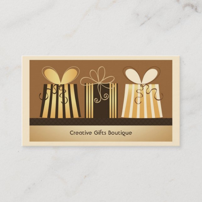 Creative Gifts Shop Business Card (Front)