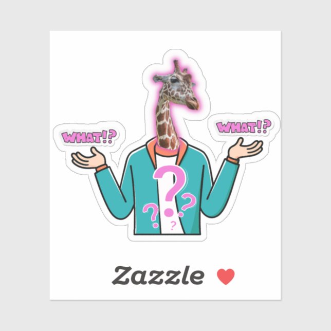 Creative Giraffe Sticker (Sheet)